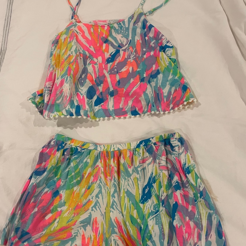 Lily Pulitzer tank and shorts set